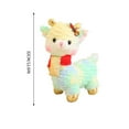 thumbnail image 2 of Blukids Llama Stuffed Animal 12.6 Inches Cute Llama Alpaca Plush Toy Gifts for Girls Boys Birthday Home Wedding Christmas Party Decorations(Green), 2 of 4