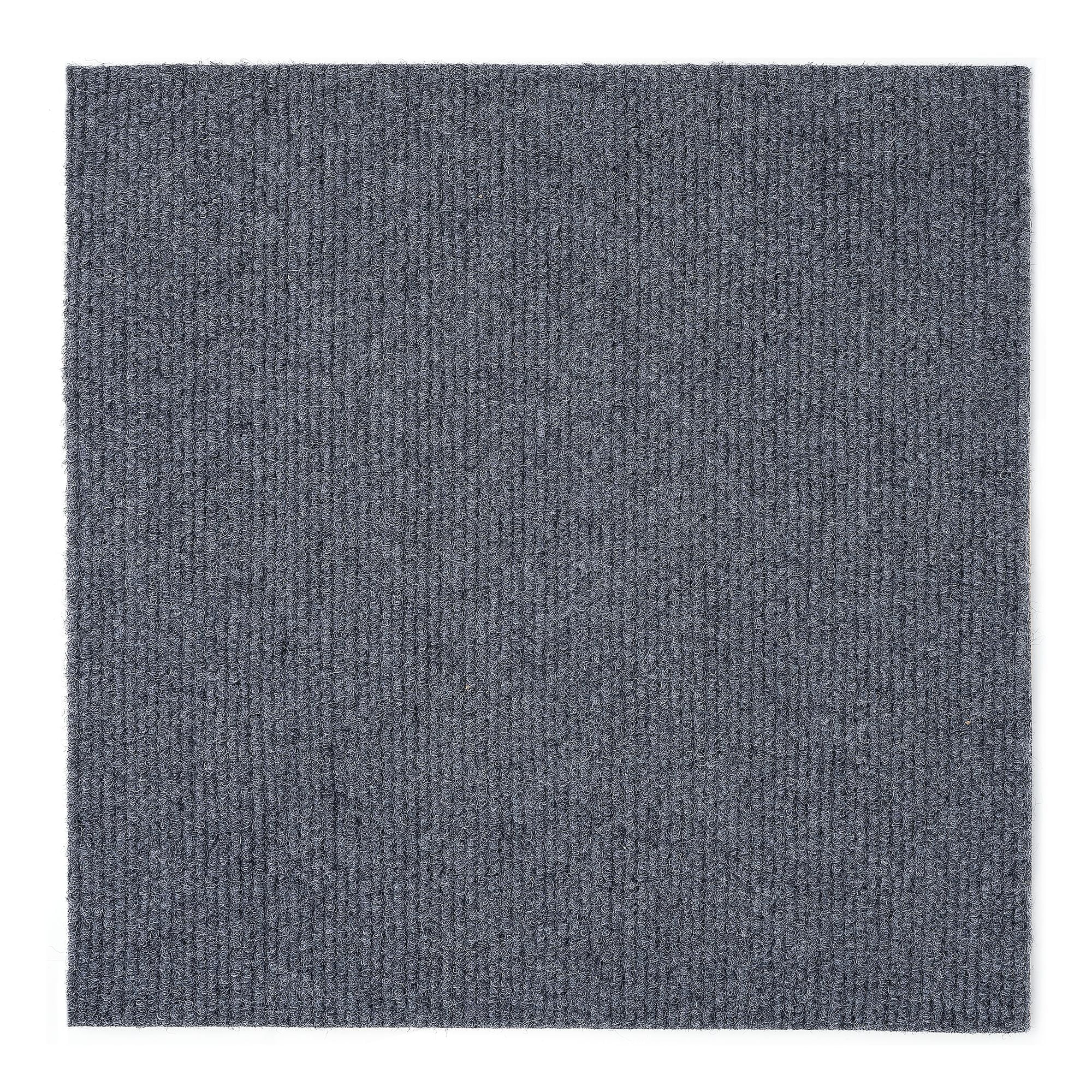 Achim Nexus Self Adhesive Polyester Carpet Tile - 12 Tiles/12 Sq. ft., 12 x  12, Smoke Grey - Walmart.com