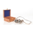 thumbnail image 4 of Binoculars Wood Box Leather Overlay New OM-139, 4 of 4