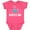 Vintage Hot Pink, variant on Inktastic Seattle Washington Cute Whale Travel Boys or Girls Baby Bodysuit