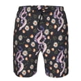 thumbnail image 4 of Naloa Snake And Floral1 Men's Beach Shorts, Surfing shorts, Swim trunks, Quick Dry Swim Trunks for Surfing Beach Fun - Medium, 4 of 9