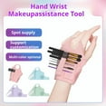 thumbnail image 4 of Guardoinrt Brush Holder Hand Strap For Organized Makeup Tools Built your makeup brushes In Fixed Storage Holes Brushes Organized, 4 of 6