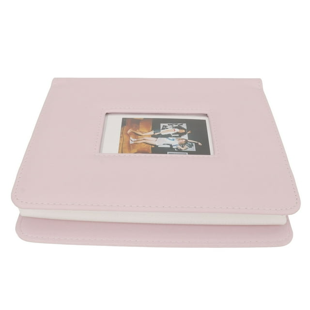 288 Pockets Photo Album, PU Leather Stylish DIY Window Cover 2x3 Photo Binder, High Transparency Pockets Picture Book for Mini 12 11 9 3in Photo Cards Tickets