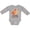 AC-Heather Grey, variant on Inktastic My Nana Loves Me Grandchild Cute Fox Boys or Girls Long Sleeve Baby Bodysuit