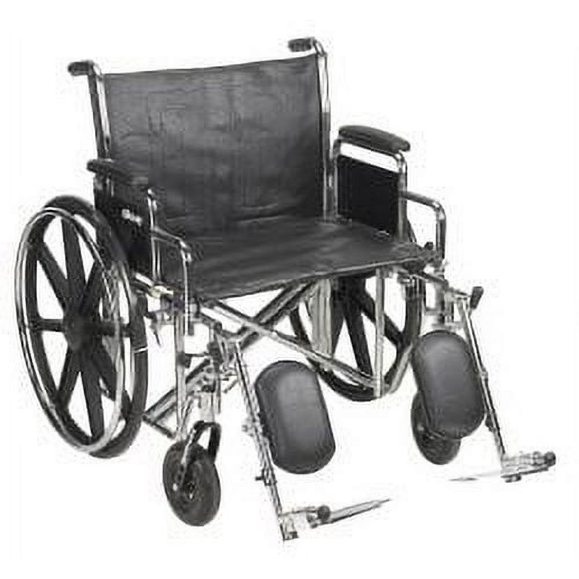 McKesson Wheelchair Steel 22"-24"W x 18"D Elevating Legrest