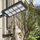 thumbnail image 4 of Luces de calle solares LED para exteriores, luces de inundación con sensor de movimiento y control remoto, luces de seguridad solares impermeables para patio, jardín, camino y estacionamiento, 4 of 7