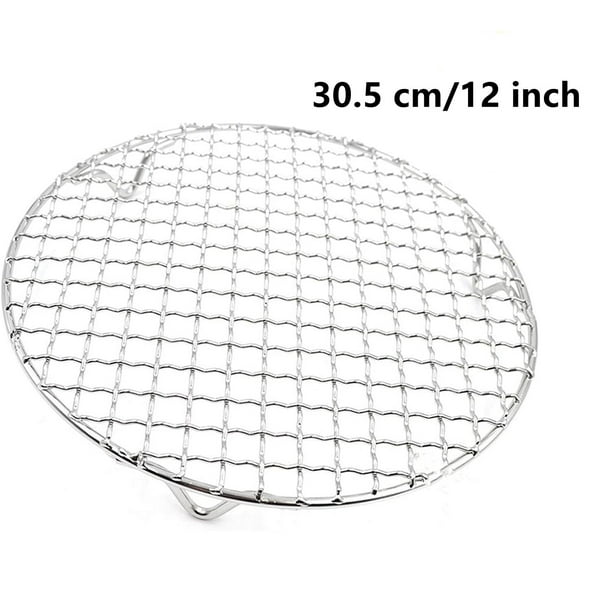 Cooling Rack , Round Stainless Steel Thick Wire Rack for Roasting