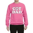 thumbnail image 2 of Wild Bobby, Best Cat Dad Daddy Gift, Pop Culture, Unisex Crewneck Graphic Sweatshirt, Neon Pink, Large, 2 of 3