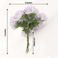 thumbnail image 3 of Efavormart 48 Roses | 4" Tall Lavender Real Touch Artificial DIY Foam Rose Flowers With Stem, Craft Rose Buds, 3 of 5