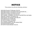 thumbnail image 2 of Mpulse Rear Disc Brake Pads Wear Sensor SEN-2BWS0230 for Car Porsche 718 Cayman Boxster, 2 of 2