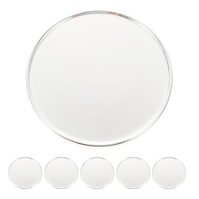 Marcador de bola de golf de 6 piezas con marcadores de clip para sombrero Mark Golf Divot Tool Accesorios para hombres mujeres niños plata