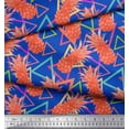 thumbnail image 2 of Soimoi Rayon Fabric Triangle & Pine Fruits Print Fabric by Yard 56 Inch Wide, 2 of 5