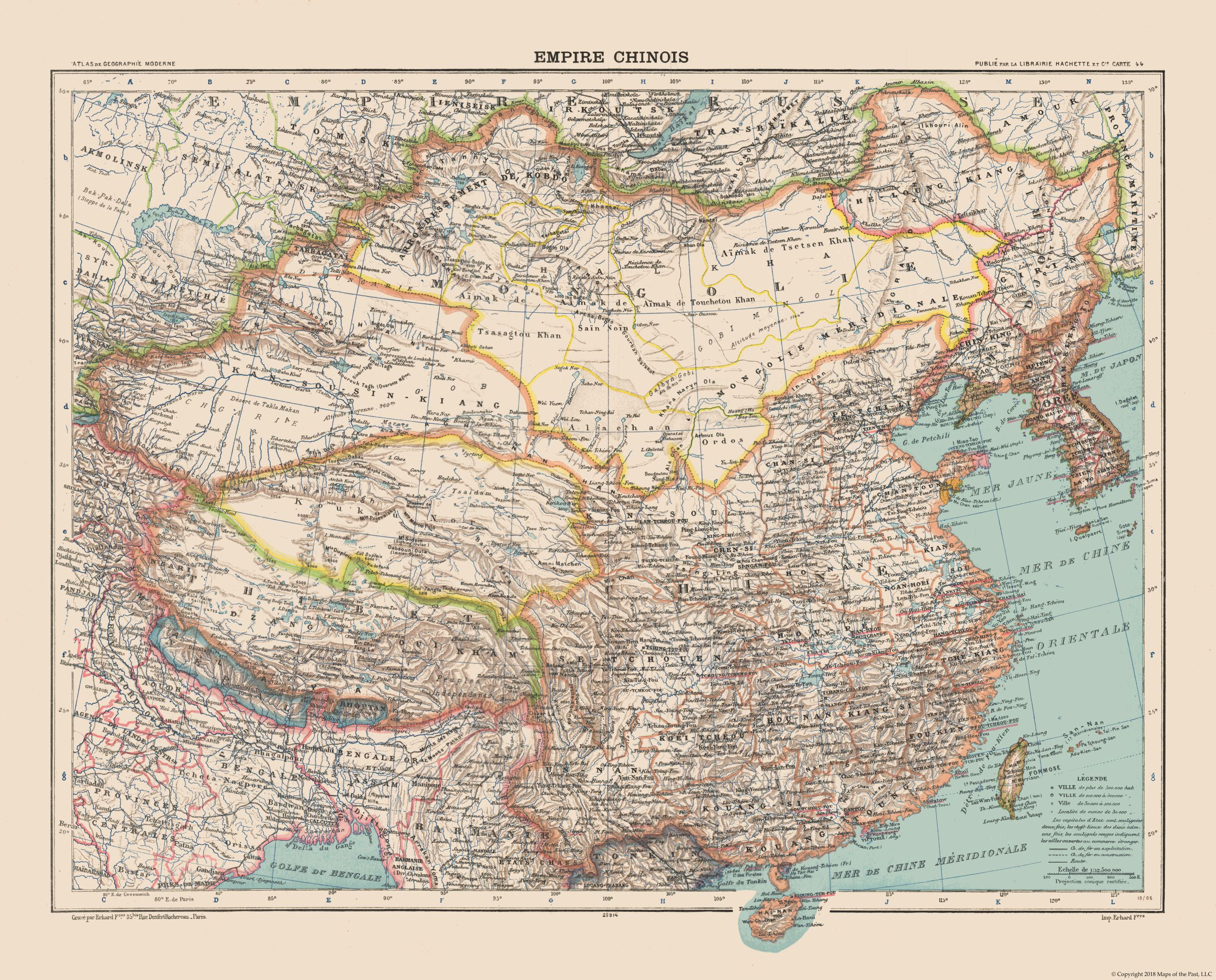 Chinese Empire- Schrader 1908 - 23.00 x - Glossy Satin Paper Walmart.com