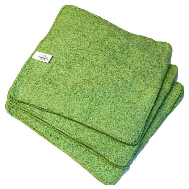 Paño de lavado Toalla suave Paño de limpieza facial de microfibra de algodón 12x12 Paquete de 24.