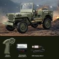 thumbnail image 4 of Coche RC 1/10 2.4G, Coche RC 1941 4WD RTR, Camión de Escalada A Escala, Vehículo Todoterreno, Juguetes para Adultos, Regalo para Niños, Gris., 4 of 5