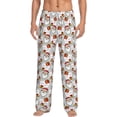 thumbnail image 2 of Lsque Christmas Santa Claus Print Men's Pajama Pants, Lounge Pant - Comfortable Home Wear,Elastic Waistband, Stylish Design-Small, 2 of 9