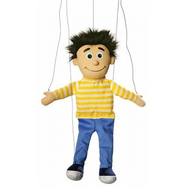 Marioneta de hilos Silly Puppets Bobby, niño color durazno