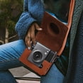 thumbnail image 3 of Étui de Protection pour Appareil Photo Fujifilm Instax Wide Evo, pour Wide Evo Sac en Cuir Rétro pour Appareil Photo, avec Sangle Amovible et Réglable, Brun Vintage, 3 of 8