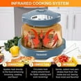 thumbnail image 6 of NuWave Pro Plus Air Fryer, Cozy Blue - Infrared Oven, 360 Surround Cooking, 6 of 7