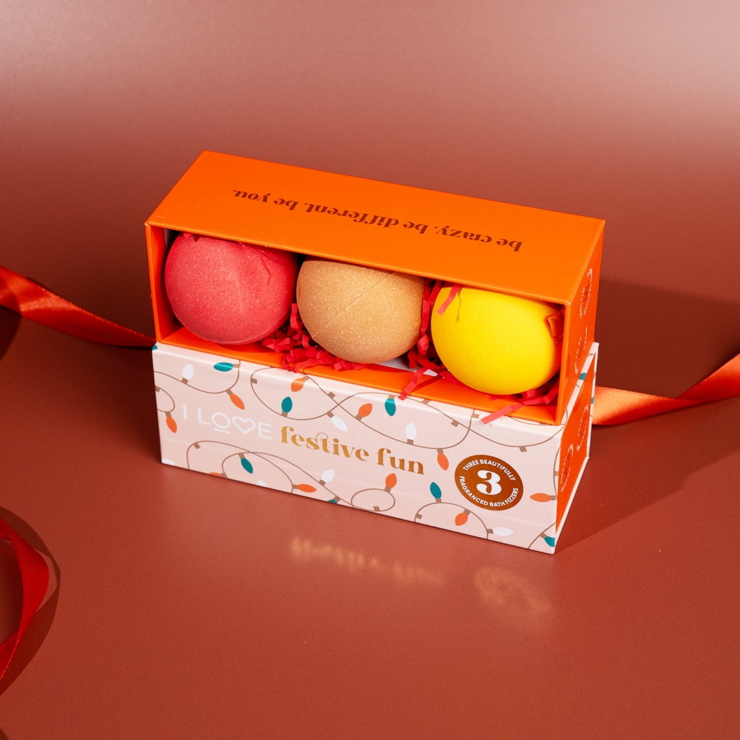 I LOVE® Festive Fun Bath Fizzer Pack
