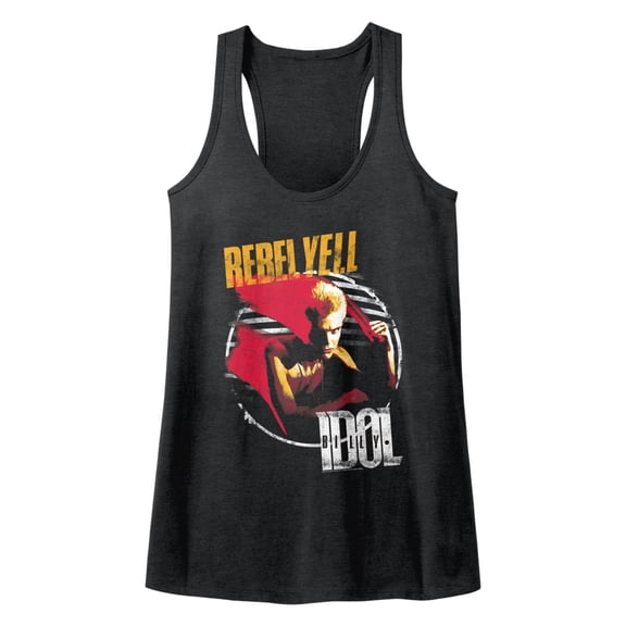 Billy Idol Rebel Yell Women's Racerback Tank Top T-Shirt