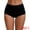 Black, variant on Unique Bargains Women's High Waist Tummy Control Elastic Waistband Boyshorts S Black