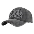 thumbnail image 4 of Unisex Vintage Distressed Embroidered Baseball Cap Washed Dad Hat Casual Outdoor Sun Hat, 4 of 9