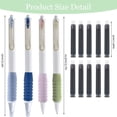 thumbnail image 3 of Retractable Fountain Pen, 15.2 fl oz Refillable Ink Writing Pen, Smooth Flowing Fine Nib Pen for Professional Office Use B#009 B, 3 of 8
