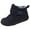 Blue, variant on Stylish Girls Velvet Boots Flat Sole Design Warm Winter Footwear Comfortable Durable Outdoor Casual Shoes For Children Grey 4.5-5 Years