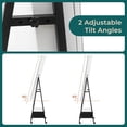 thumbnail image 5 of Ktaxon Freestanding Jewelry Cabinet, LEDs Lockable Jewelry Armoire Stand Organizer w/Bottom Drawer and 4 Movable Wheels, Black, 5 of 7