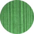 thumbnail image 1 of Ahgly Company Indoor Round Abstract Emerald Green Modern Area Rugs, 8' Round, 1 of 4