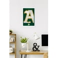 thumbnail image 2 of MLB Oakland Athletics - Logo 25 Wall Poster, 14.725" x 22.375" Framed, 2 of 5
