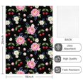 thumbnail image 2 of 2 Pcs Pioneer Flower Floral Print Pattern Kitchen Towels, Funny Microfiber Dish Towel Set, 18" X 26" Tea Towels, 2 of 6