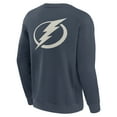 thumbnail image 3 of Men's Fanatics Blue Tampa Bay Lightning Elements Future Ground Lettering Pullover Sweatshirt, 3 of 3
