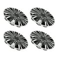 thumbnail image 1 of Unique Bargains 4 Pcs Couvre-Moyeu de Jante de Roue Universel R14 / 14 Pouces Capuchons de Moyeu de Roue Ton Argent Noir, 1 of 8