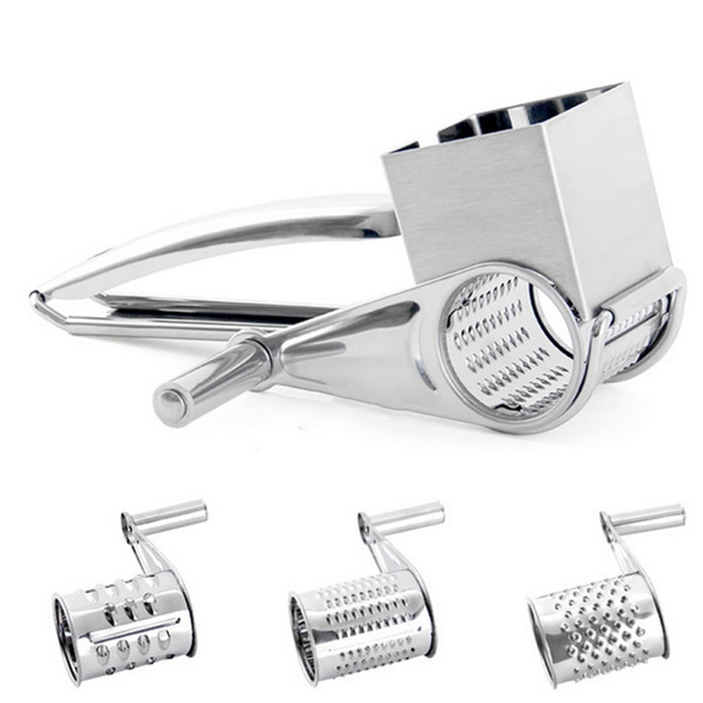 Rotary Cheese Grater -Stainless Steel Cheese Grater Shredder Cutter