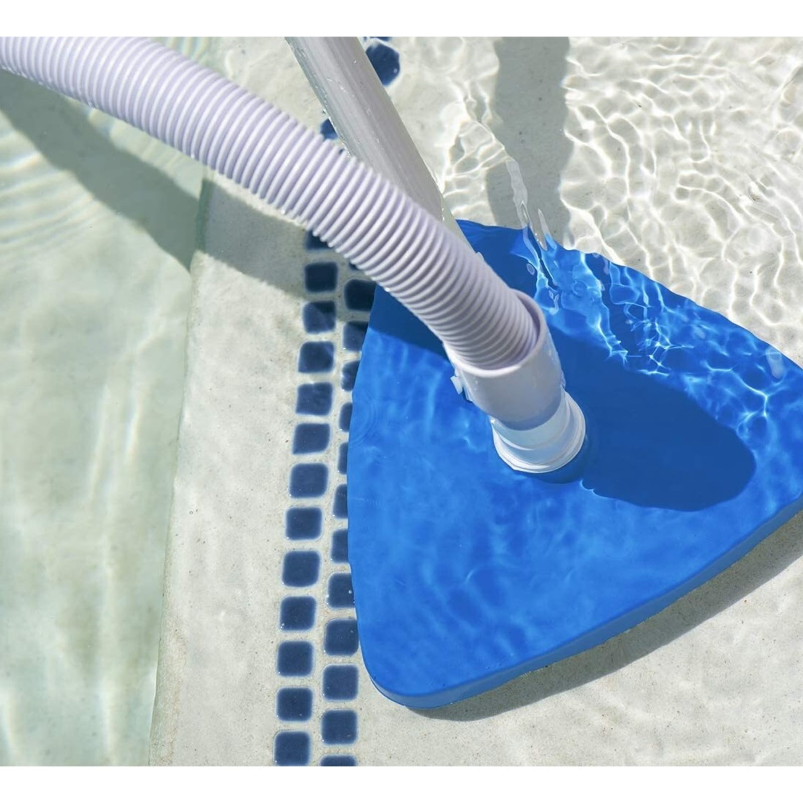Triangular Vinyl Pool Vacuum Head, Weighted Swimming Pool Vacuums for Above Ground & Inground Pools ,Efficient Cleaning