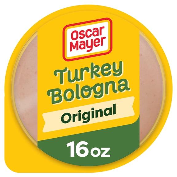 Oscar Mayer Turkey Bologna Deli Lunch Meat with 50% Lower Fat, 16 oz Package