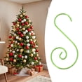 thumbnail image 6 of 20 Pcs Stainless Steel Christmas Ornament Hooks,Christmas Ornament Hangers,1.89 inch Metal Wire Ornaments Hooks,S Hooks Christmas Tree Ornament Hangers Hooks for Xmas Tree Decorations,Green, 6 of 7