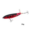 thumbnail image 1 of Señuelo de pesca Topwater, cebo Artificial Whopper Popper, Plopper duro, cola giratoria suave, 1 piezas, 10cm/14cm, 1 of 4