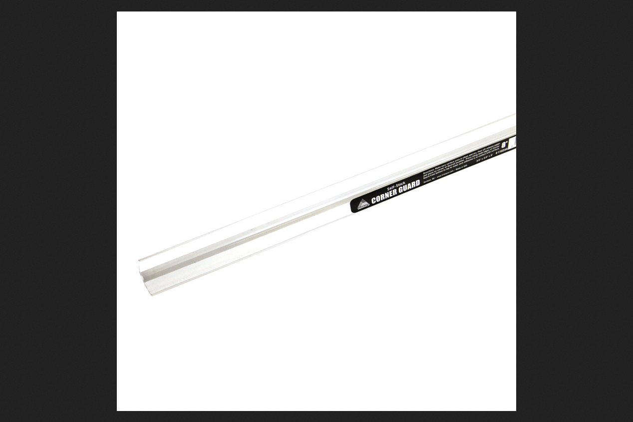 Trimaco 5/8 in. W x 8 ft. L x 5/8 in. W Vinyl Corner Guard 90 Degree
