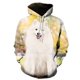thumbnail image 3 of Nueva sudadera con capucha con estampado de perro samoyedo lindo unisex, sudadera con capucha informal de tendencia de otoño, sudadera de gran tamaño para hombres y niños, 3 of 5