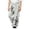 Grey, variant on Y2k Baggy Sweatpants Boy and Girls Gothic Graphic Elastic Waist Wide Leg Track Pants Drawstring Athletic Joggers with Pockets
