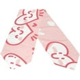 thumbnail image 2 of SKYSONIC Rectangle Cute Smiling Heart Printed Table Runner 13x70in for Wedding Birthday Holiday, 2 of 5