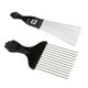 thumbnail image 1 of Paquete de 2 peines para peines afro, peines de anchos , peines para peluquería, peines de elevación para peinar el cabello Yuyangstore Peine de pelo de acero inoxidable, 1 of 5