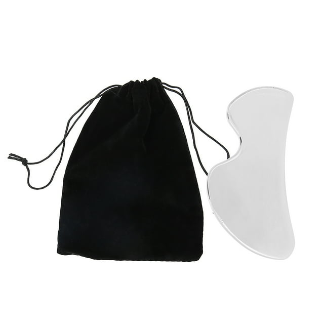 Tabla de raspado de acero inoxidable Placa de masaje raspador facial y corporal para aliviar el dolor