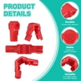 thumbnail image 3 of Uxcell Stop Peg Lock, Pegboard Hooks Anti Theft Lock for Mobile Accessories Shop Red 6 mm, 3 of 7