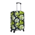 thumbnail image 6 of Salouo Teal floral elegance Pattern Travel Dust-proof Suitcase Cover, Softside Suitcase Protector Luggage Cover Protector for 18-32inch ,Not Included Suitcase, 6 of 8