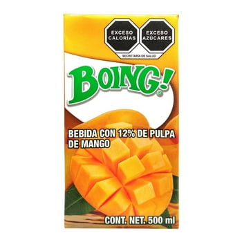 Bebida Boing con 12% con pulpa de mango 500 ml