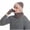 Khaki, variant on Men's Winter Woolen Hat Sets with Stripe Color Block Knitted Hats Scarves Gloves Included for Cold Weather Providing Warmth(Black,Free Size)